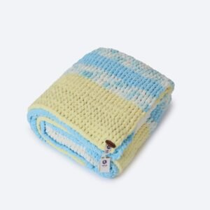 Handmade  Alize Puffy Warm Fluffy Colorful Crochet Blankets