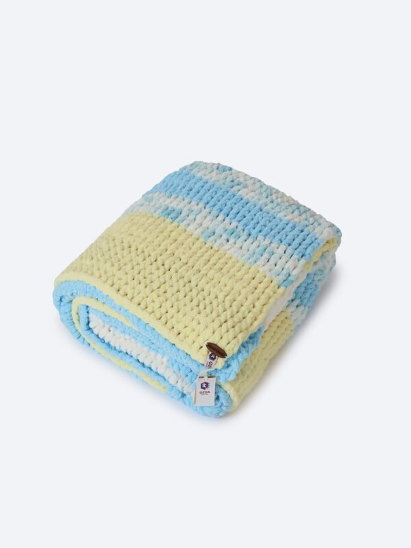 Handmade  Alize Puffy Warm Fluffy Colorful Crochet Blankets