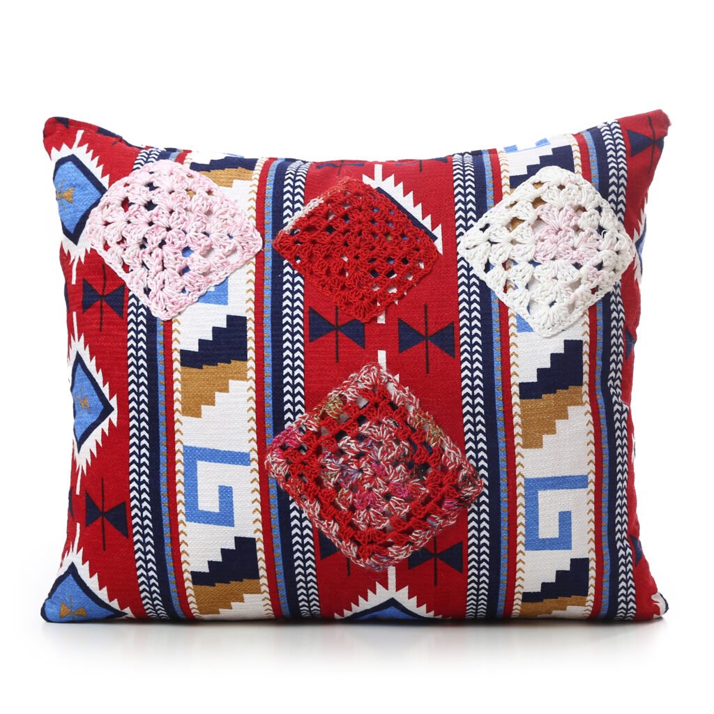 Ramadan Mubarak Big Cotton Pillow Cushion Cover