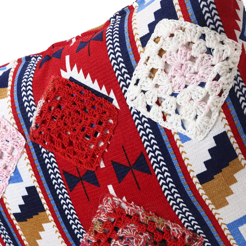Ramadan Mubarak Big Cotton Pillow Cushion Cover