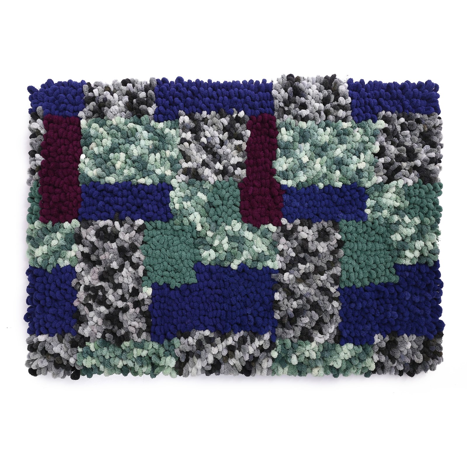 Handmade Alize Puffy Luxury Bath Mats Rug Bathroom Decor - Image 1
