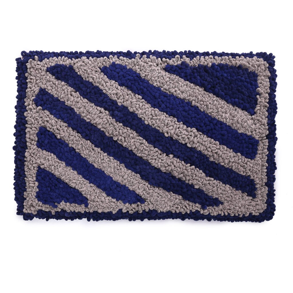 Handmade Alize Puffy Luxury Bath Mats Rug Bathroom Decoration
