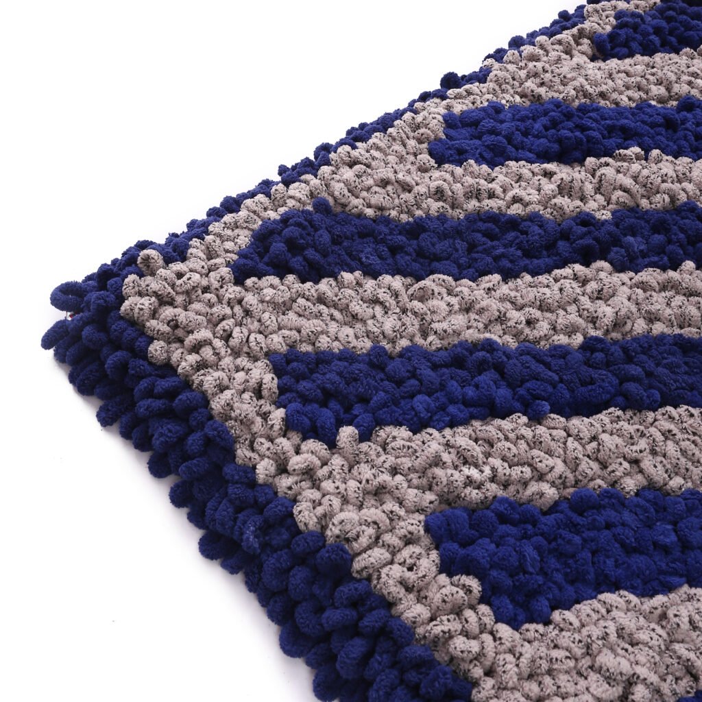 Handmade Alize Puffy Luxury Bath Mats Rug Bathroom Decoration