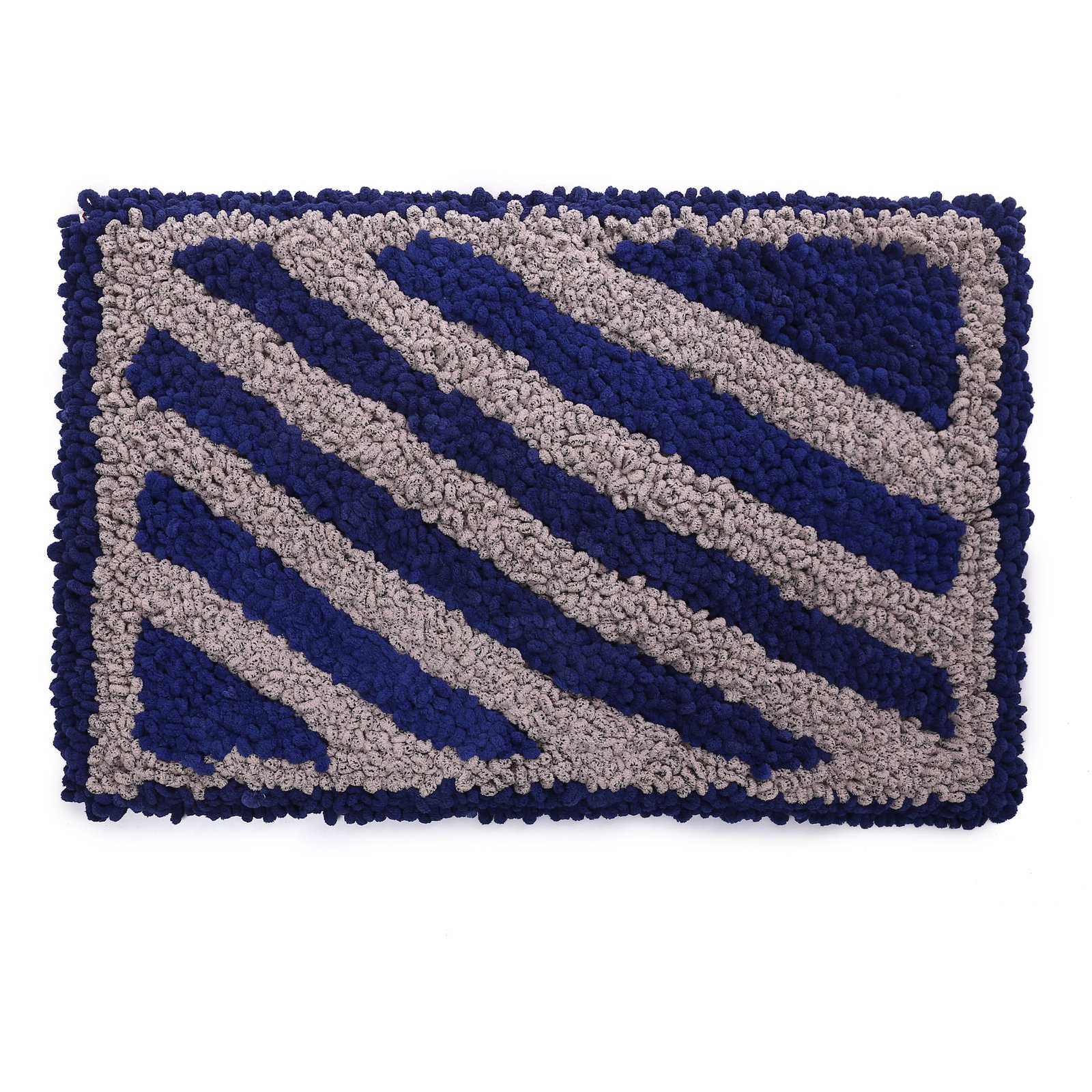 Handmade Alize Puffy Luxury Bath Mats Rug Bathroom Decor. - Image 1