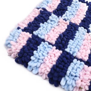 Handmade Alize Puffy Luxury Bath Sets Rug Mats Bathroom Decor. - Image 3