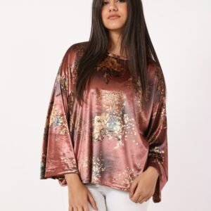 Over Size Silk Velvet Fancy Blouses