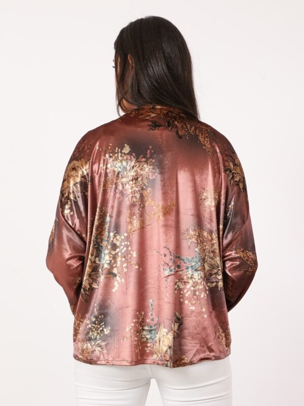 Over Size Silk Velvet Fancy Blouses