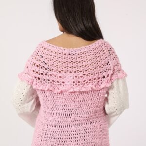 Corchet Blouses Handmade Roukema Sleeves - Image 2