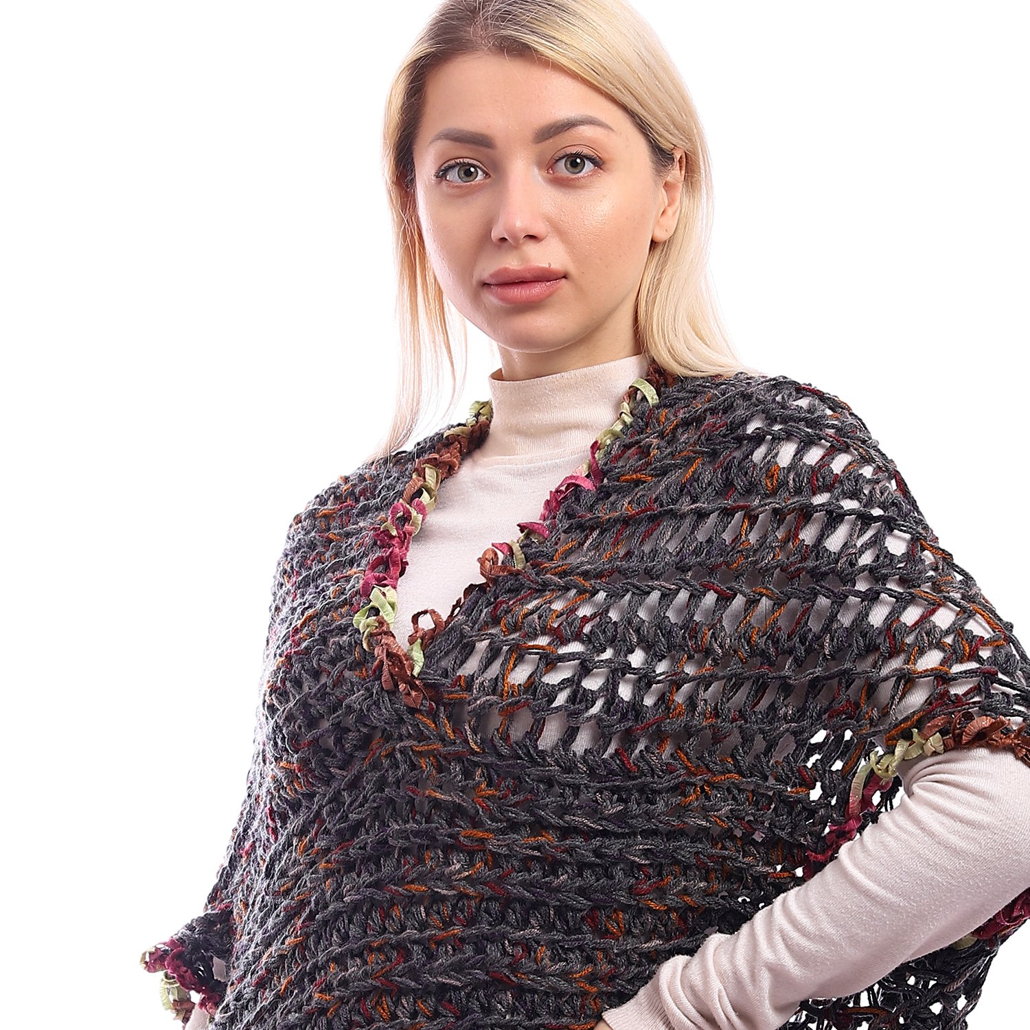 Wool Over Size Blouses Crochet Handmade - Image 3