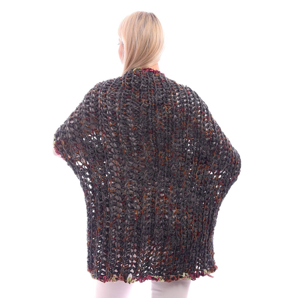 Wool Over Size Blouses Crochet Handmade