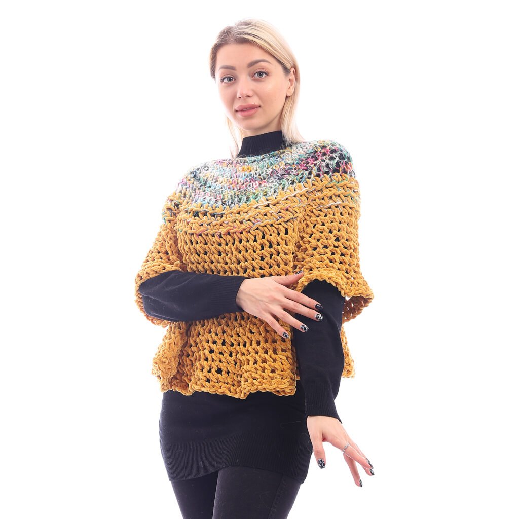 Velvet Blouse Crochet Handmade