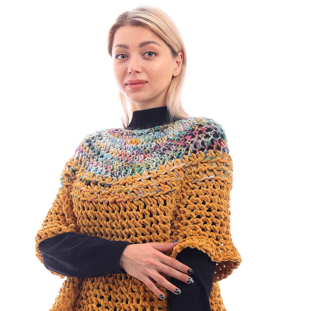 Velvet Blouse Crochet Handmade