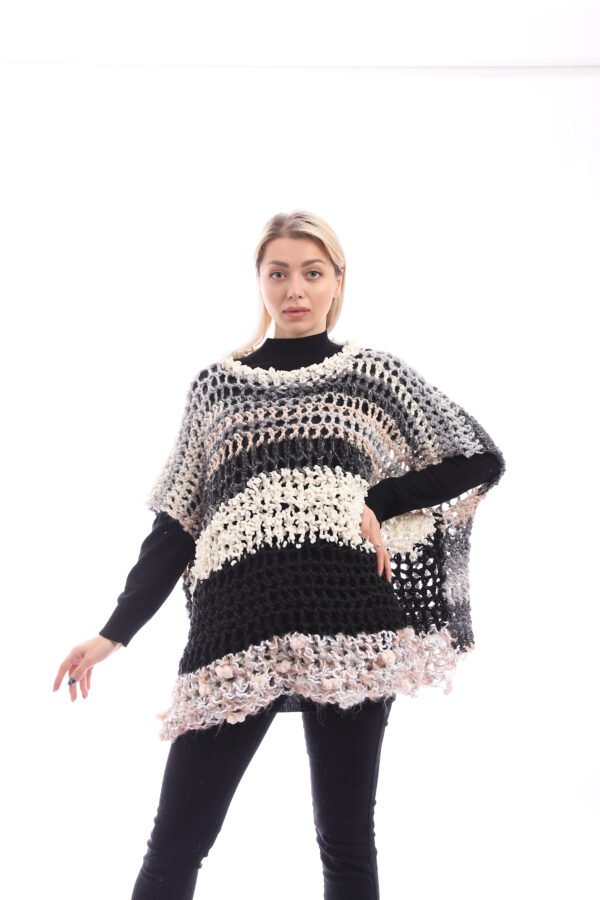 Wool Over Size Blouses Crochet Handmade