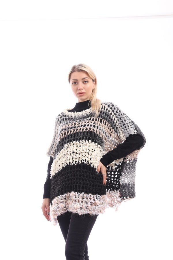 Wool Over Size Blouses Crochet Handmade