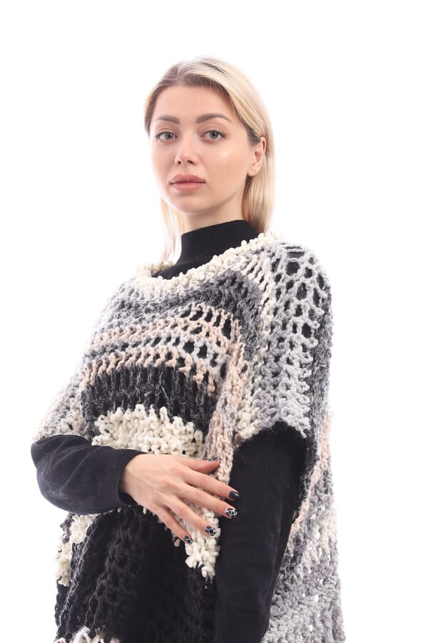 Wool Over Size Blouses Crochet Handmade