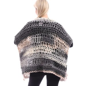 Wool Over Size Blouses Crochet Handmade - Image 4