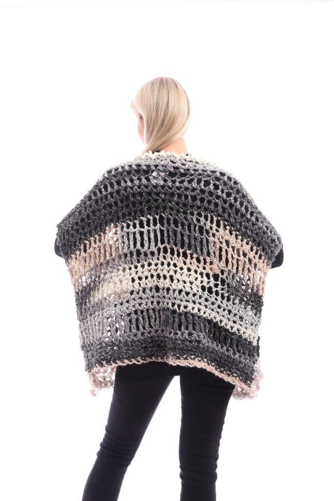 Wool Over Size Blouses Crochet Handmade