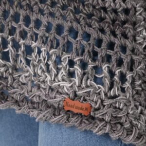 Pullover Wide Strip Crochet Handmade - Image 4