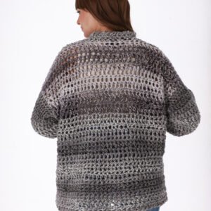 Pullover Wide Strip Crochet Handmade - Image 3