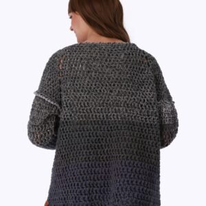 Pullover Wide Strip Crochet Handmade - Image 6