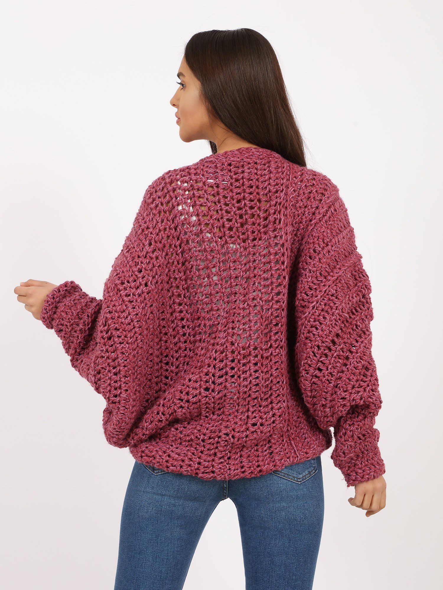 Comfy Heavy Oversized Sweater Crochet Handmade - Image 5