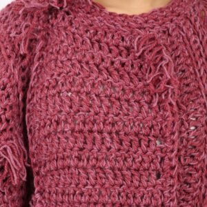 Comfy Heavy Oversized Sweater Crochet Handmade - Image 3