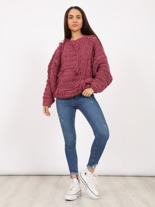 Comfy Heavy Oversized Sweater Crochet Handmade