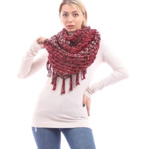 Mesh Wool Tube Collar Crochet Handmade