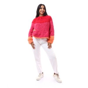 Comfy Sweater Puffy Fine Warm Crochet Handmade