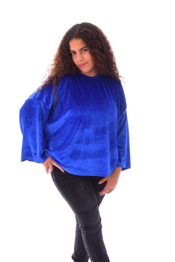 Over Size Velvet Fancy Blouses
