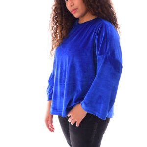 Over Size Velvet Fancy Blouses - Image 3