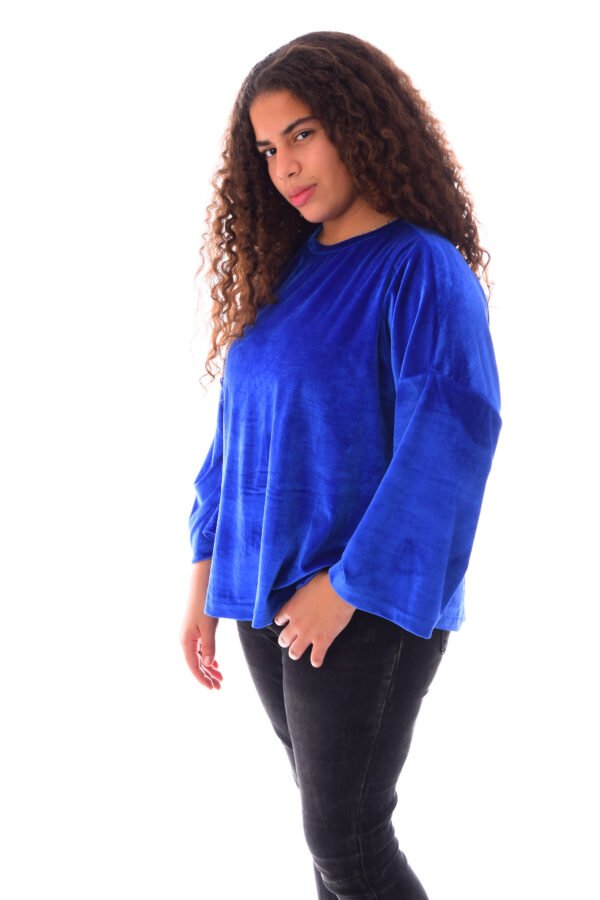 Over Size Velvet Fancy Blouses
