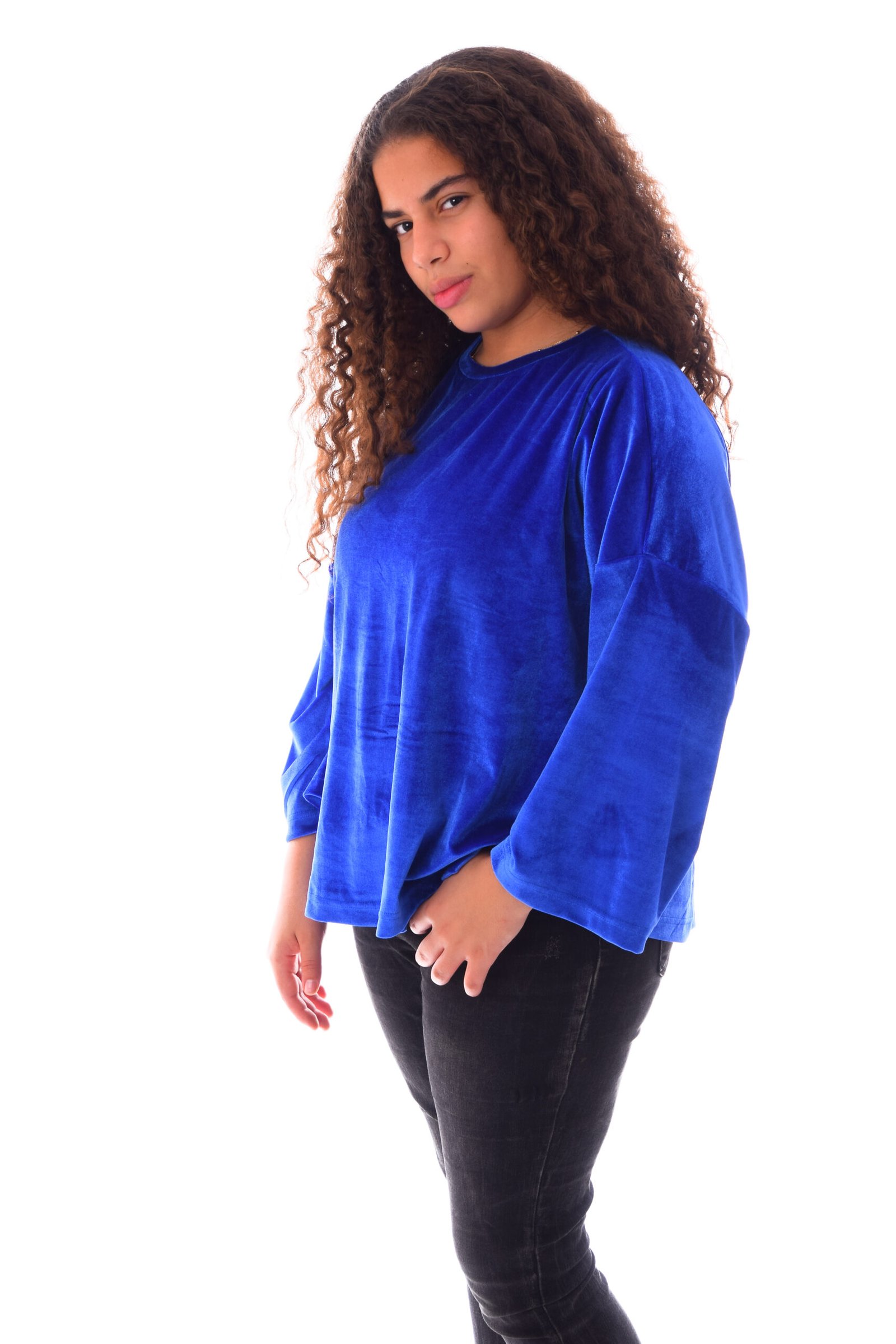 Over Size Velvet Fancy Blouses - Image 3