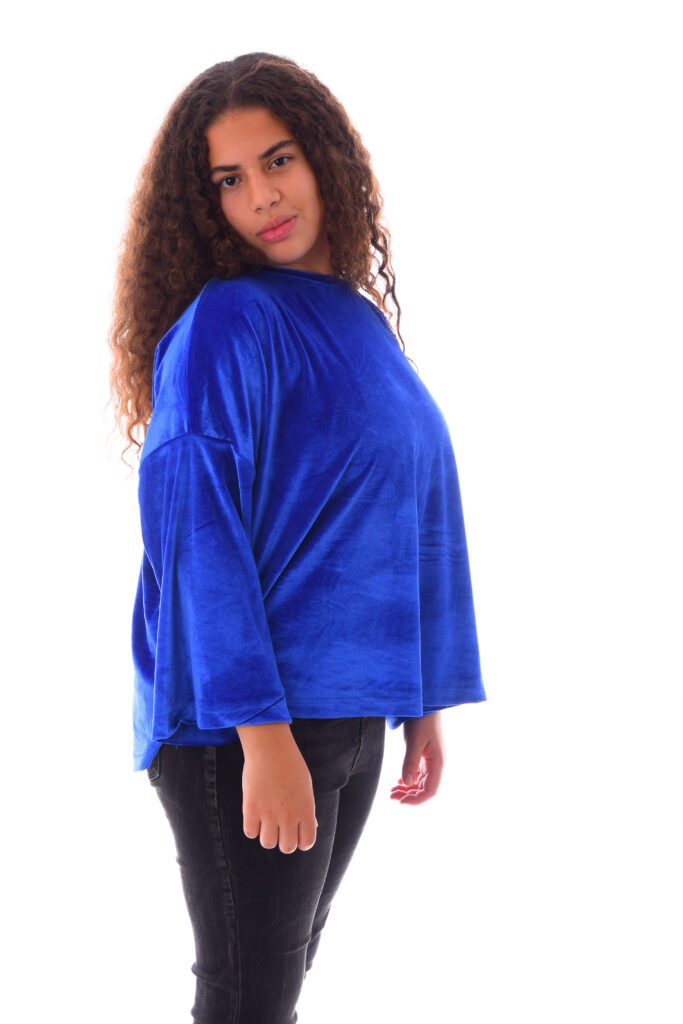 Over Size Velvet Fancy Blouses