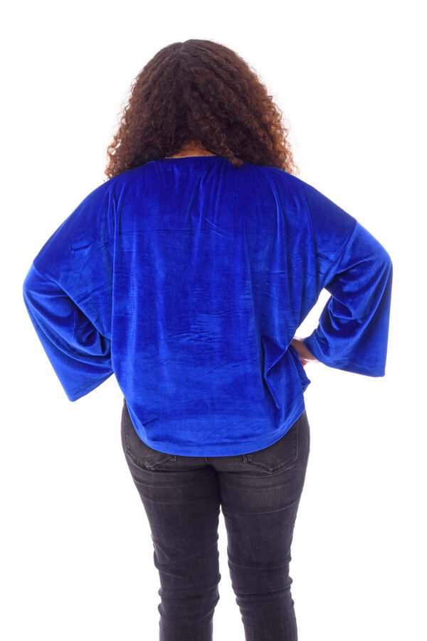 Over Size Velvet Fancy Blouses