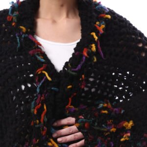 Elegante Collar Shwal Jacket Crochet Hande Made - Image 4