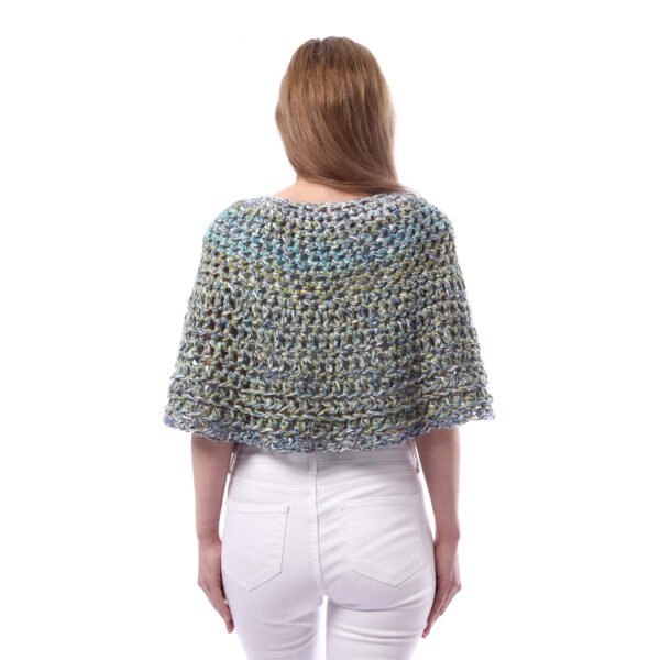 Wool Capa Poncho Crochet Hand Made