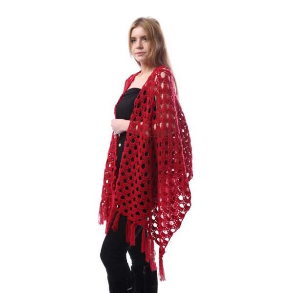 Trendy Back Triangle Shwal Crochet Hand Made