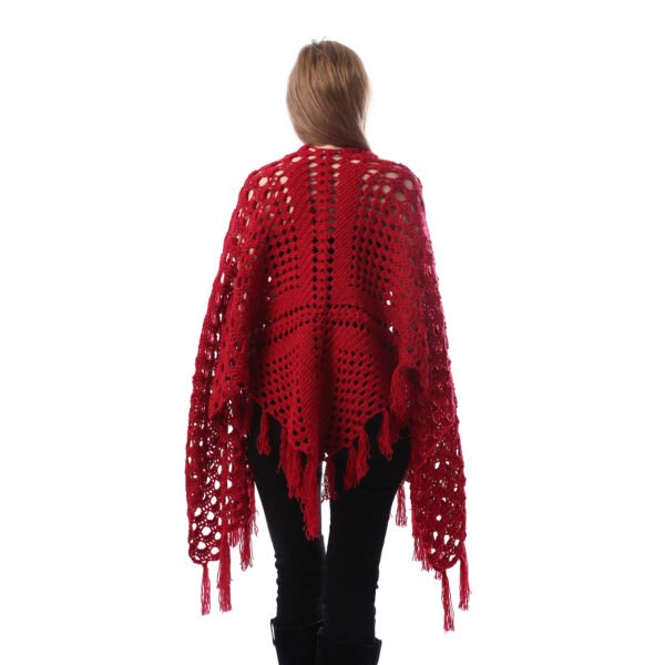 Trendy Back Triangle Shwal Crochet Hand Made