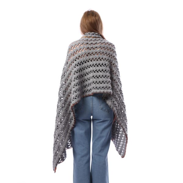Trendy Rectangular Shwal Crochet Hand Made