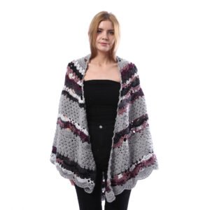Trendy Back Triangle Shwal Crochet Hand Made