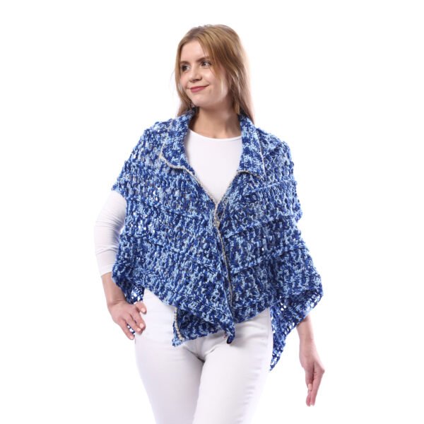 Trendy Back Triangle Vest Shwal Crochet Hand Made
