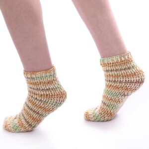 Wool Comfy Socks Crochet Hand Made - Image 3