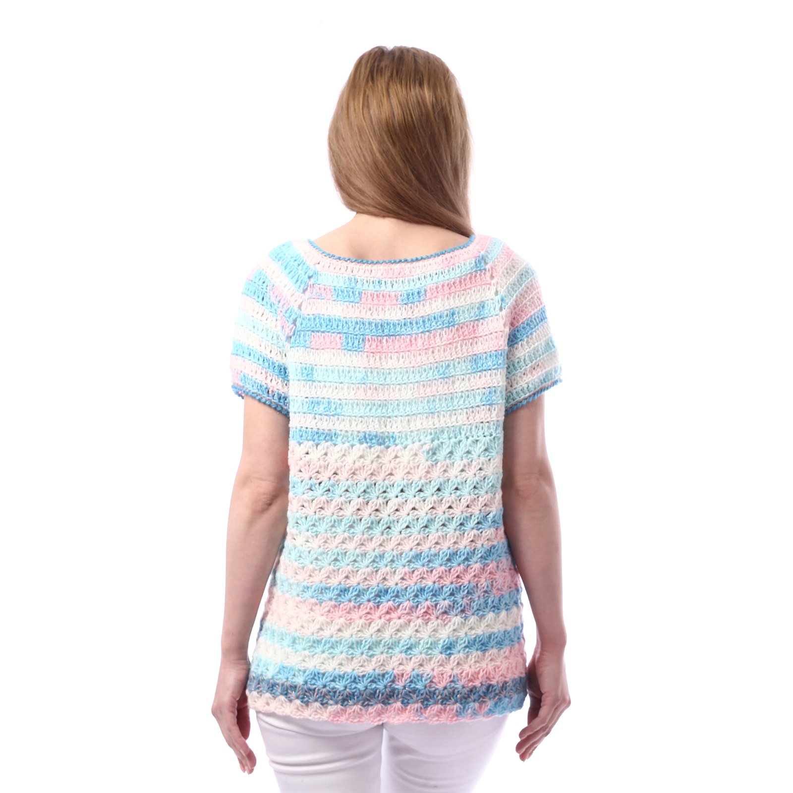 Fancy Wool Vest Crochet Hand Made - Image 3