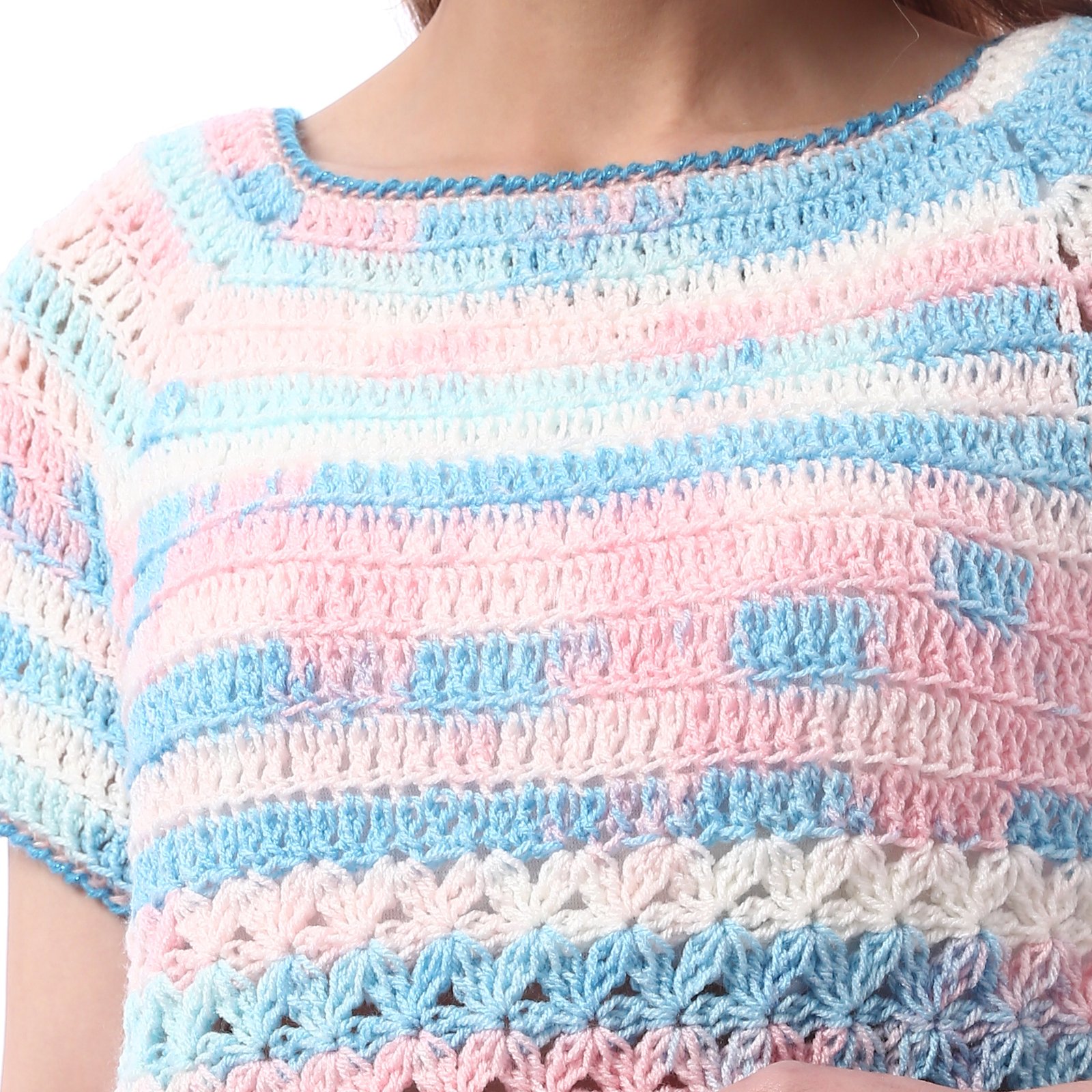 Fancy Wool Vest Crochet Hand Made - Image 4