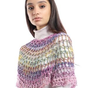 Wool  Capa Capelet  Poncho  Crochet Handmade - Image 4