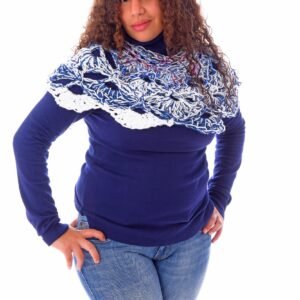 Wool  Capa Capelet  Poncho  Crochet Handmade