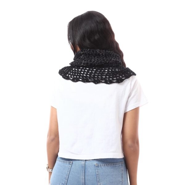 Colorfull Poly Cotton Tube  Collar Crochet Handmade