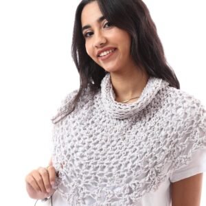 Cotton Tube  Collar Crochet Handmade - Image 2
