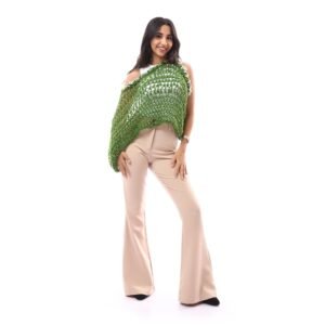Wool Trendy Poncho Scarf Multi Outfits CrochetDecorated ColorfulVelvet Tap - Image 5
